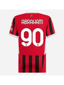 AC Milan Tammy Abraham #90 Heimtrikot für Frauen 2024-25 Kurzarm